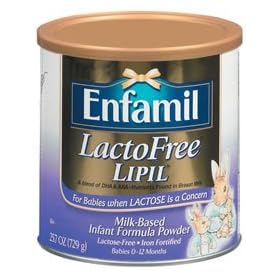 Enfamil LactoFree LIPIL Powder 25.7 oz - Case of 6