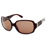 41QfISrmbIL. SL160  Polaroid   Moraine Very Dark Brown   Polarized XI Ladies Fashion Collection Sunglasses with UltraSight Lenses on SALE now $29.99 includes Hard Case and FREE Shipping!