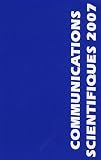 Communications scientifiques MAPAR 2007
