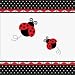 Ladybug Fancy Printed Plastic Tablecover