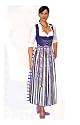 Stockerpoint Trachten DIRNDL 2tlg. K2065 violett 96 cm