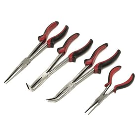Performance Tool W30714 Dual Cushion Long Handle Plier Set, 4-Piece by Performance Tool
