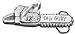 Z157 CHAINSAW OLD GORY BELT BUCKLE LUMBERJACK Image