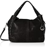 MG Collection Slouchy Woven Handle Bag