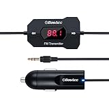 BasAcc&reg; In Car Universal Wireless FM Transmitter with Hands-Free Function & USB Travel Car Charger Compatible with Samsung Galaxy S6/ Galaxy S6 Edge Smartphones, Tablets, MP3 MP4 and Any Audio Player with 3.5mm Audio Jack including iPhone 6 Plus 6 5 5S 5C 4 4S, iPad 4 3 2 Mini Air, iPod touch; Samsung Galaxy S5 S4 S3 S2, Note 4 3 2, Tab S 4 3 2, HTC, LG, Sony, Motorola, Nokia and More - Black