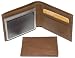 GENUINE BUXTON LIGHT BROWN / TAN LEATHER MENS BIFOLD WALLET WITH REMOVABLE SEPARATE L...