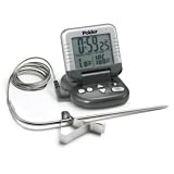 Polder Classic Cooking Thermometer/Timer, Graphite