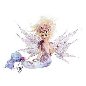 Click here to buy PARADISE 21in Porcelain Mermaid Doll Duck House ~Retired by Duck House Dolls.