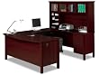 Manchester Work Station in Mahogany Finish By Bestar Furniture