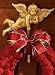 Gilded Cherub Wreath Holder