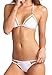 Generic womens Triangle mesh sexy split bikini swimsuit