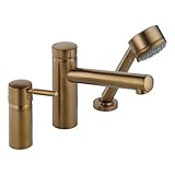 Brizo 67214-BZ - Quiessence: Roman Tub With Handshower- Trim And Rough - Brushed Bronze Brilliance