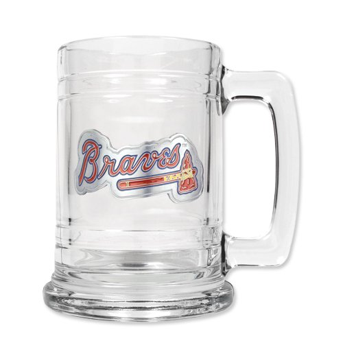 Atlanta Braves 15oz Glass Tankard