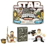 Star Wars Galactic Heroes Figure- Princess Leia & Han Solo