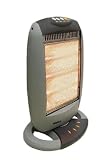 Review Hercules  / 'Instant Comfort' Halogen Radiant Heater - Warmth You Can Feel at 15' - Whisper Quiet - Oscillating