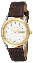 Seiko Men's Brown Leather Strap Watch #SGFA10