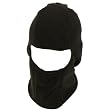 Youth Ages 10-16 Winter 1 Hole Fleece Ski Snow Beanie Skull & Face Mask Black