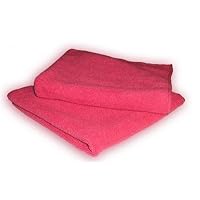 Red REAL CLEAN All Purpose Plush Microfiber Bargain Towel