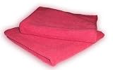 Red REAL CLEAN All Purpose Plush Microfiber Bargain Towel