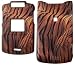 Tiger Print Leather Finish Hard Case for Motorola RAZR V3xx Cell Phone