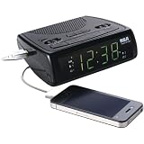 RCA RC107 USB CHARGING CLOCK RADIO WITH DUAL WAKE