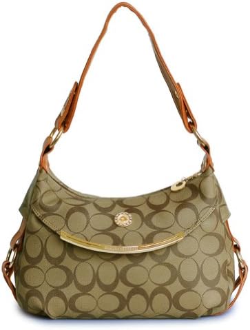 Ilishop Women's Tan Brand New Style Retro Shoulder Bag Fashion Handbag