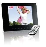 Intenso MediaKing Digitaler Bilderrahmen (10'' Display, 4:3 oder 16:9, Fernbedienung, 2GB, Videofunktion, Speicherkarten-Slot)