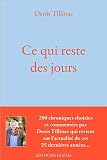 Ce qui reste des jours