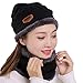 Muryobao Winter Hats and Scarf Set Knitted Slouchy Beanie Hat Warm Knit Skull Cap Infinity Scarves for Women Snow Ski Black, Black-hat & Scarf, One Size