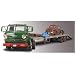 Lindberg 1:25 scale 1969 Dodge L-700 Tilt Cab, Trailer and 1940 Ford Coupe