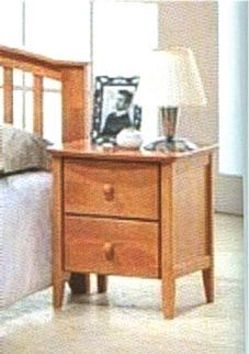 NightStand Contemporary Style Natural Wood Finish Night Stand NightStand Contemporary Style Natural Wood Finish Night Stand