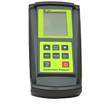 TPI 708C9 Combustion Efficiency Analyzer with Clamp-On Meter, Infrared Printer, Manometer, Brass T Fitting, Silicone Pressure Tubing and Static Tip, 3 x 1.5V AA Alkaline Batteries, Backlit LCD Display, 14/122 Degree F