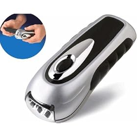 The Illuminator Windup LED Flashlight by Feldstein and Associates by Mark Feldstein & Associates
