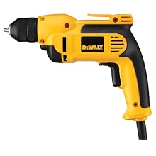 DEWALT DWD112 8.0 Amp 3/8-Inch VSR Pistol-Grip Drill with Keyless All-Metal Chuck