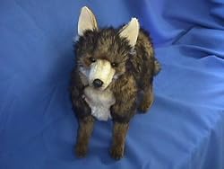 COYOTE STANDING LARGE PLUSH TOY 15.5" H