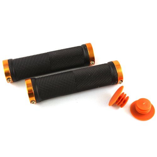 Clark's Lock-On Grips - Orange/Black On Sale