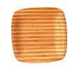 Totally Bamboo Soft Square Plate, Zebra, 8"