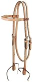 Browband Headstall W/Braided Rawhide