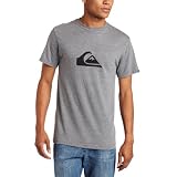 Quiksilver Men's Scrappy Tee, Smoke Heather, Medium