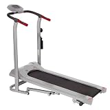 Christopeit Laufband Runner Pro Magnetic, Silber Schwarz Rot