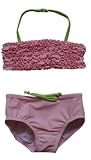 Girly Pink Ruffled Bikini Set