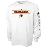Washington Redskins White Fan Attack Long Sleeve T-shirt