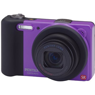 Pentax Optio RZ10 14 MP Digital Camera with 10x Optical Zoom with CCD Shift Stabilization and 2.7-Inch LCD (Violet) Pentax Optio RZ10 14 MP Digital Camera with 10x Optical Zoom with CCD Shift Stabilization and 2.7-Inch LCD (Violet)