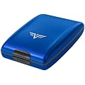 TRU VIRTU Portemonnaie OYSTER RFID Safe Aluminium blau