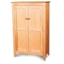 Pantry with Wooden Double Doors - Natural