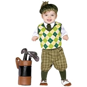 clothing of the golfer