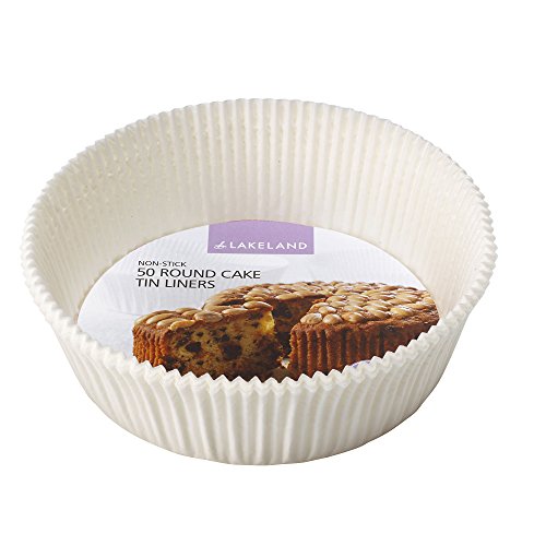 Lakeland Round Cake Tin Baking Parchment Paper Liners 20cm (8") x 50