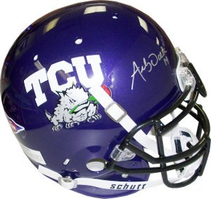 Andy Dalton signed TCU Horned Frogs Full Size Schutt Replica Helmet (Rose Bowl Logo)- Dalton Hologram