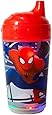 Marvel Spiderman Double Wall Led Light Up Sip Cup, Red