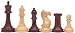 Grand Rosewood Staunton Chessmen - Triple Weighted with 4 inch King